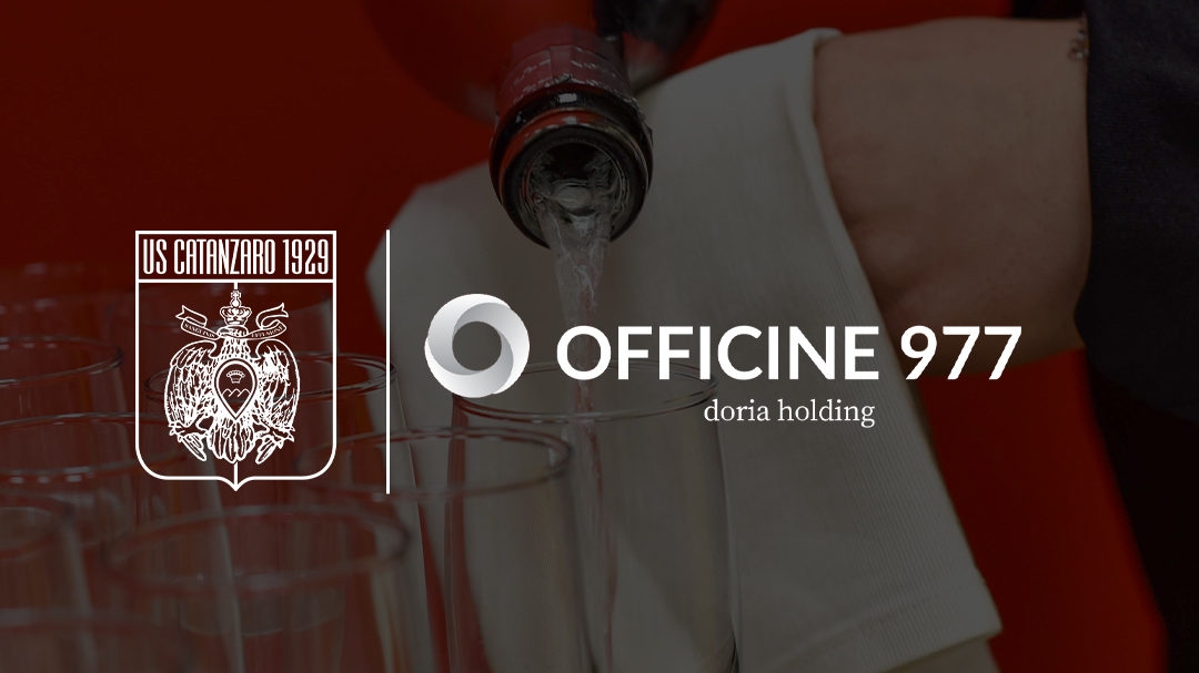 OFFICINE 977 è sponsor ufficiale dell’US CATANZARO per la stagione 2022/2023